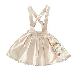 Pink Kids Casual Jumper Dress With Unicorn Embroidered Size 18 Months NWT